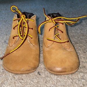 Timberland baby crib shoes